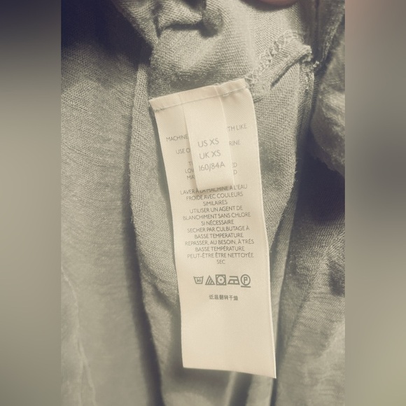 We The Free “on my mind” grey distressed batwing long sleeve oversized shirt XS - Picture 5 of 5